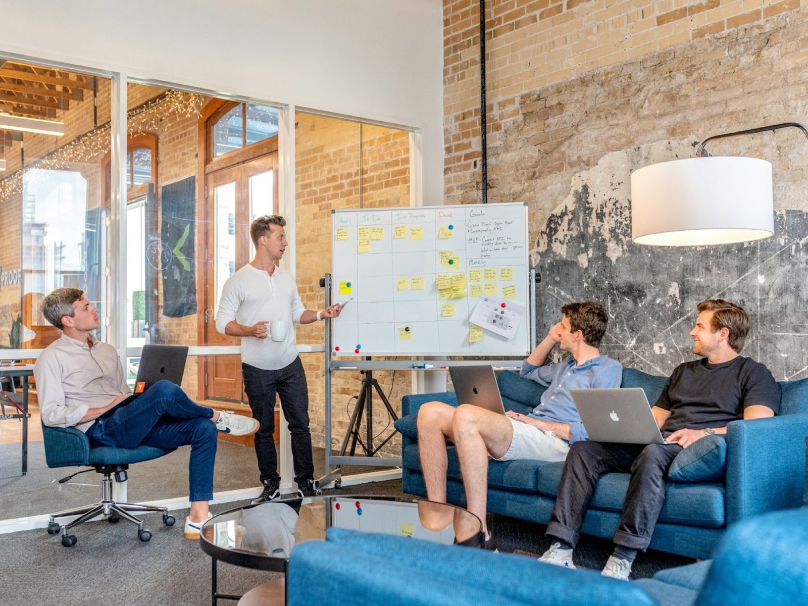 Workshop mit Whiteboard